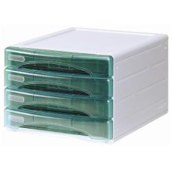 CASSETTIERA 4 CASSETTI VERDE TR - OLIVIA