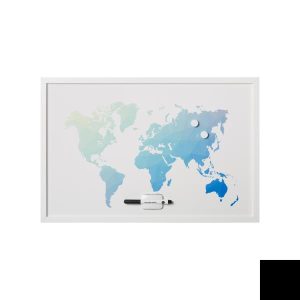 LAVAGNA MAPPA MONDO MAGNET. 60X40 - TRAVEL LOVERS