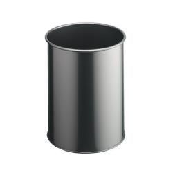 CESTINO 15LT NERO - CESTINO GETTACARTE IN METALLO 15 LT