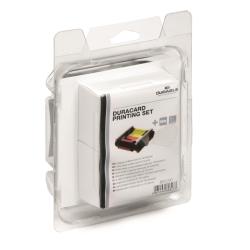 KIT STAMPA DURACARD ID300 - KIT DI STAMPA - NASTRO A COLORI E 100 TESSERE