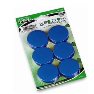 CF12 BOTTONI MAGN.BLU 40 MM BLIST. - BOTTONI MAGN.40 MM BLIST.12 PZ