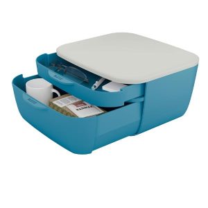 COSY CASSETTIERA A 2 CASSETTI BLU