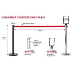 KIT COLONNINA CR COMPL.NASTRO ROSSA - CR480