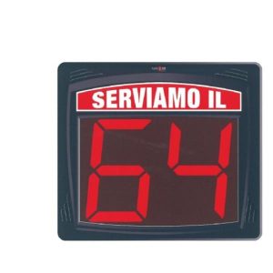 DISPLAY  ELIMINACODE NERO-ROSSO - Y610DISPLAY
