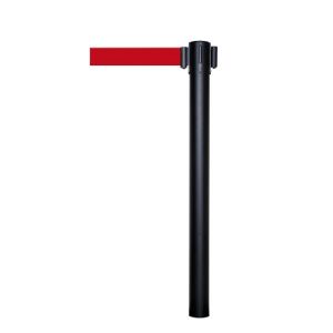 COLONNINA NERA NASTRO ROSSO - =>>COLONNINA NERA NASTRO ROSSO