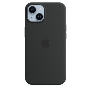 IPHONE 14 SILICONE CASE MIDNIGHT - iPhone 14 Silicone Case with MagSafe - Midnight