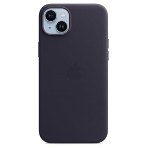 IPHONE 14 PLUS LTH CASE MIDNIGHT - iPhone 14 Plus Leather Case with MagSafe - Midnight