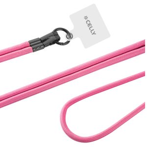 FREEDOM NECK LACET BLUSH PINK - FREEDOM LACET - Laccio da collo universale per tutti gli smartphone, ganci in metallo removibili, lunghezza laccio 1.2 mt  [FREEDOM]