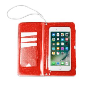 SPLASHWALLET UP TO 6.2 ORANGE - SPLASHWALLET - Custodia impermeabile compatibile con smartphone fino a 6.2" dimensione display, massima protezione da sabbia, creme, polvere e spruzzi d'acqua, certificazione IPX4