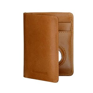 BILLUND - AIRTAG SLIM WALLET - TAN - Billund Portafogli Slim compatibile Airtag - Cuoio