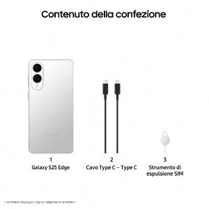 GALAXY S25 EDGE 12GB+512GB SILV - GALAXY S25 EDGE 12GB+512GB TITANIUM SILVER