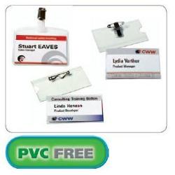 CF25PORTABADGE CON CLIP INSERTI - KIT PORTA BADGE CLIP + SPILLA E INSERTI