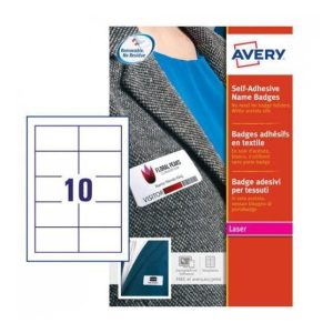 CF200ETICHETTE BADGE 80X50 MM - Badge adesivi in seta acetata