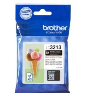 CARTUCCIA NERO DA 400 PAGINE. - Cartuccia inchiostro Nera Brother LC3213BK