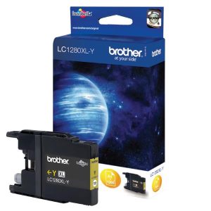 CART GIALL MFC-J6510DW/J6910DW 1200 - Cartuccia inchiostro Gialla Brother LC1280XLY