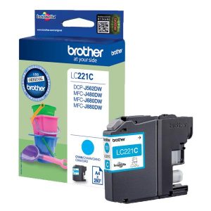 CART CIANO MFC-J480DW/562DW/680DW - Cartuccia inchiostro Ciano Brother LC221C
